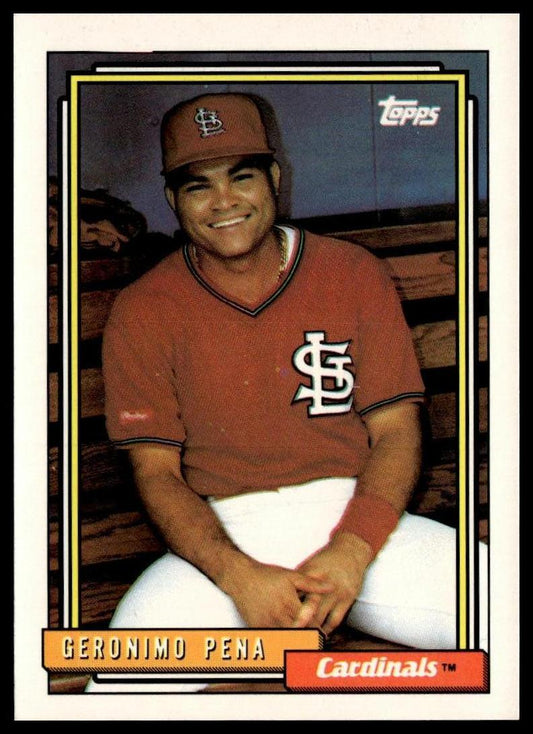 1992 Topps #166 Geronimo Pena