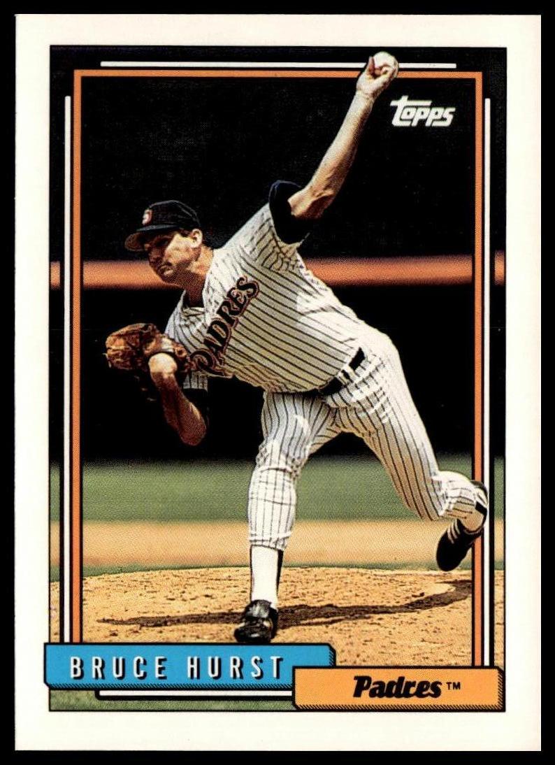 1992 Topps #595 Bruce Hurst