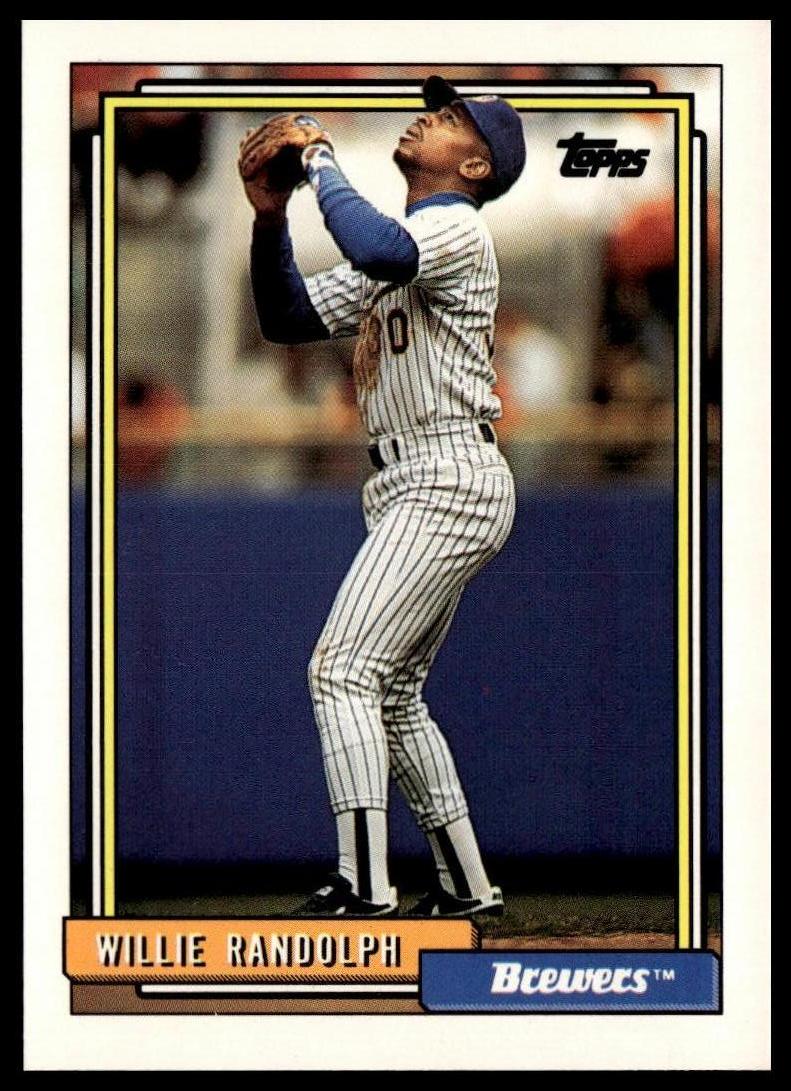 1992 Topps #116 Willie Randolph