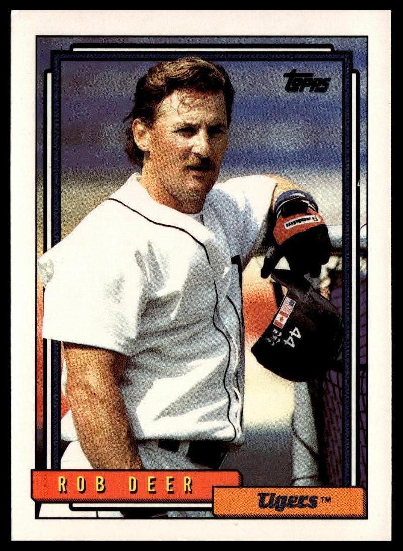 1992 Topps #441 Rob Deer