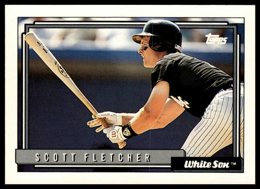 1992 Topps #648 Scott Fletcher