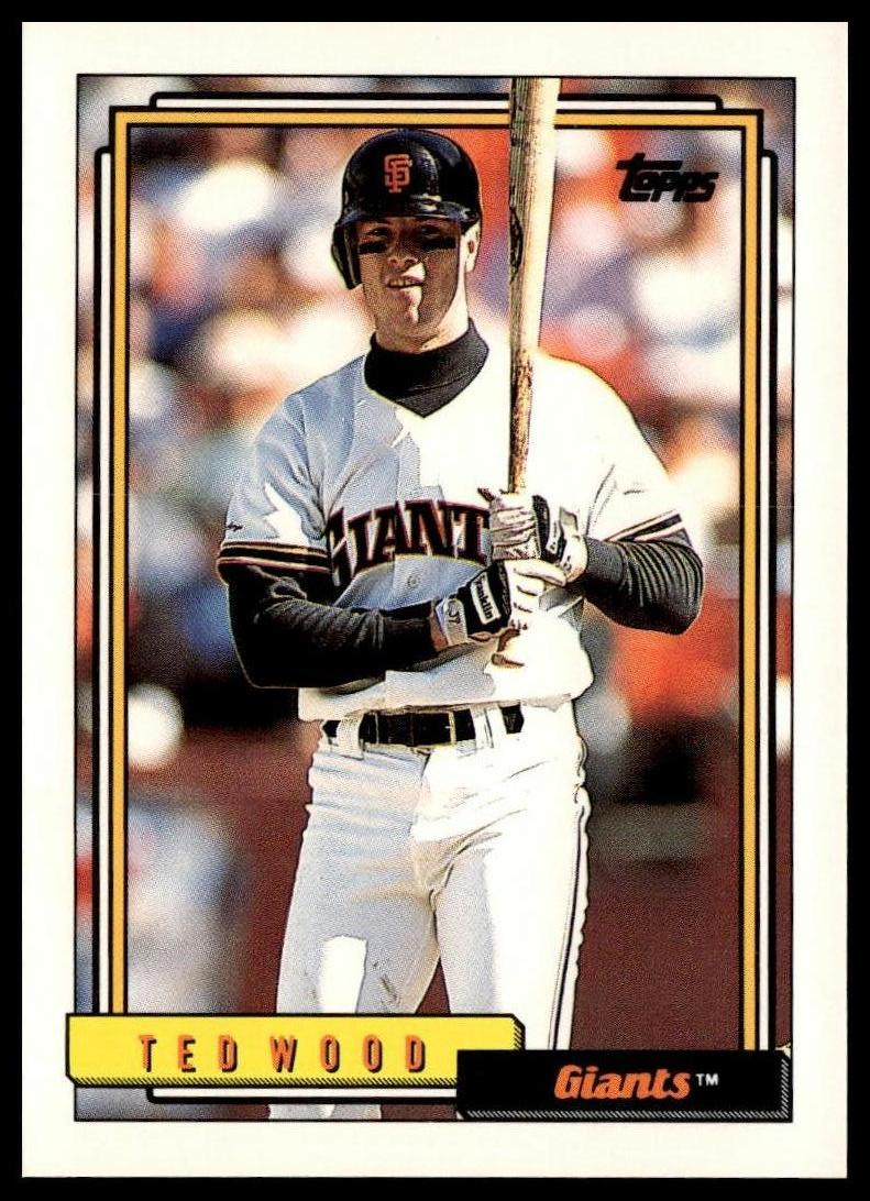 1992 Topps #358 Ted Wood