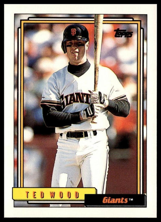 1992 Topps #358 Ted Wood