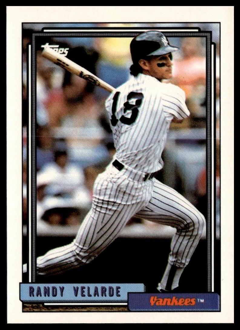 1992 Topps #212 Randy Velarde