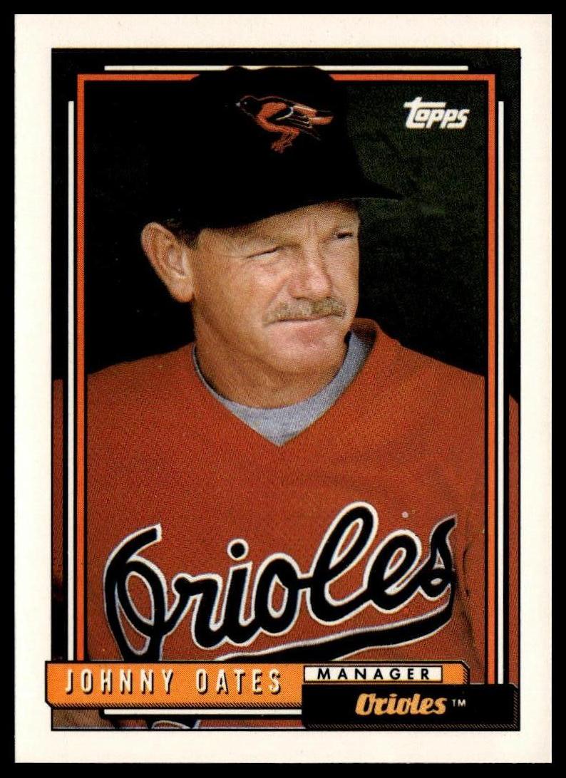 1992 Topps #579 Johnny Oates