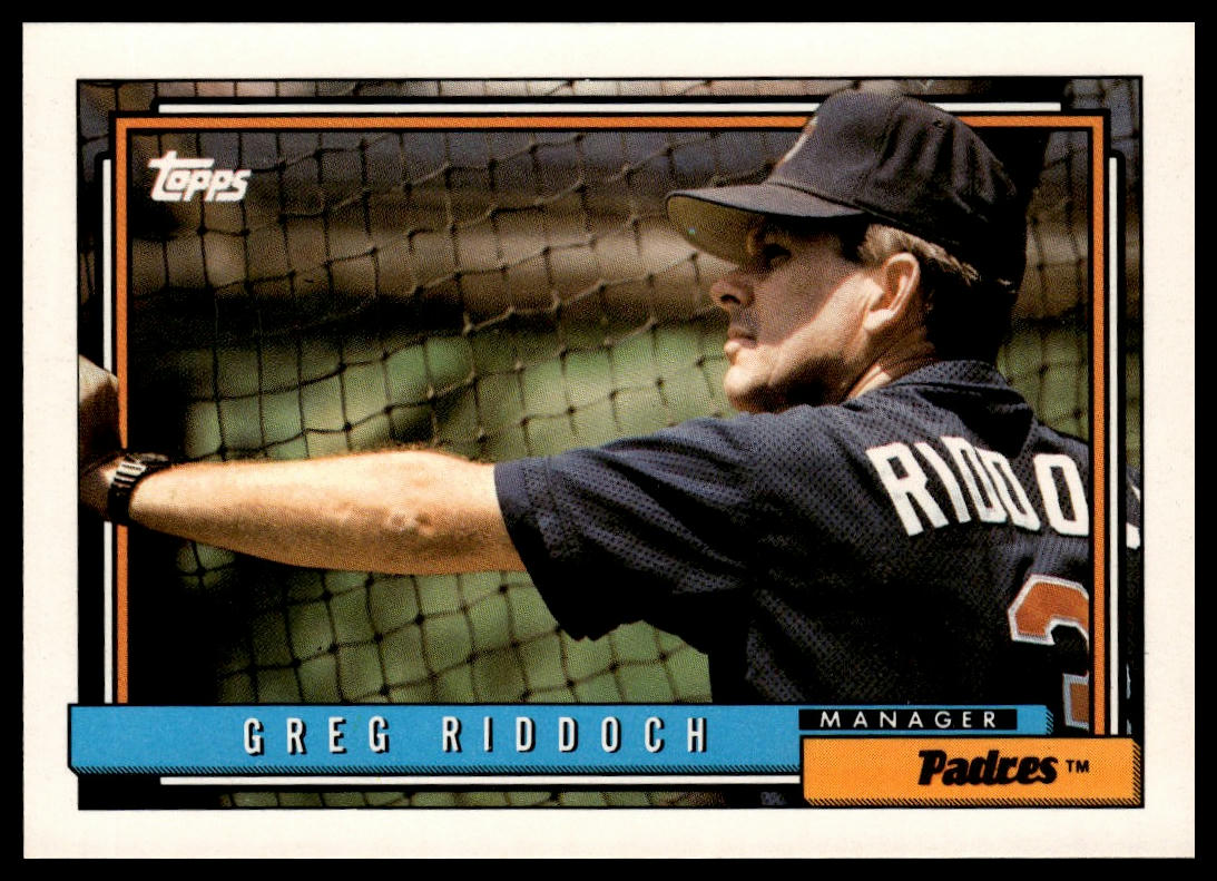 1992 Topps #351 Greg Riddoch