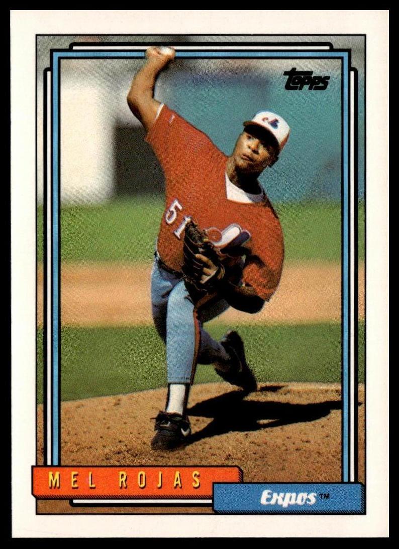1992 Topps #583 Mel Rojas