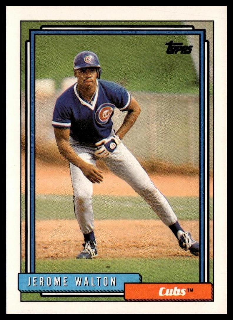 1992 Topps #543 Jerome Walton