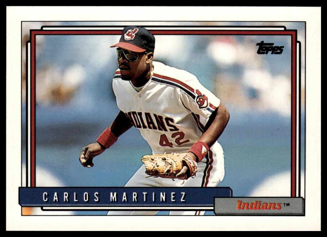 1992 Topps #280a Carlos Martinez print code C*