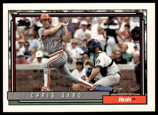 1992 Topps #485 Chris Sabo