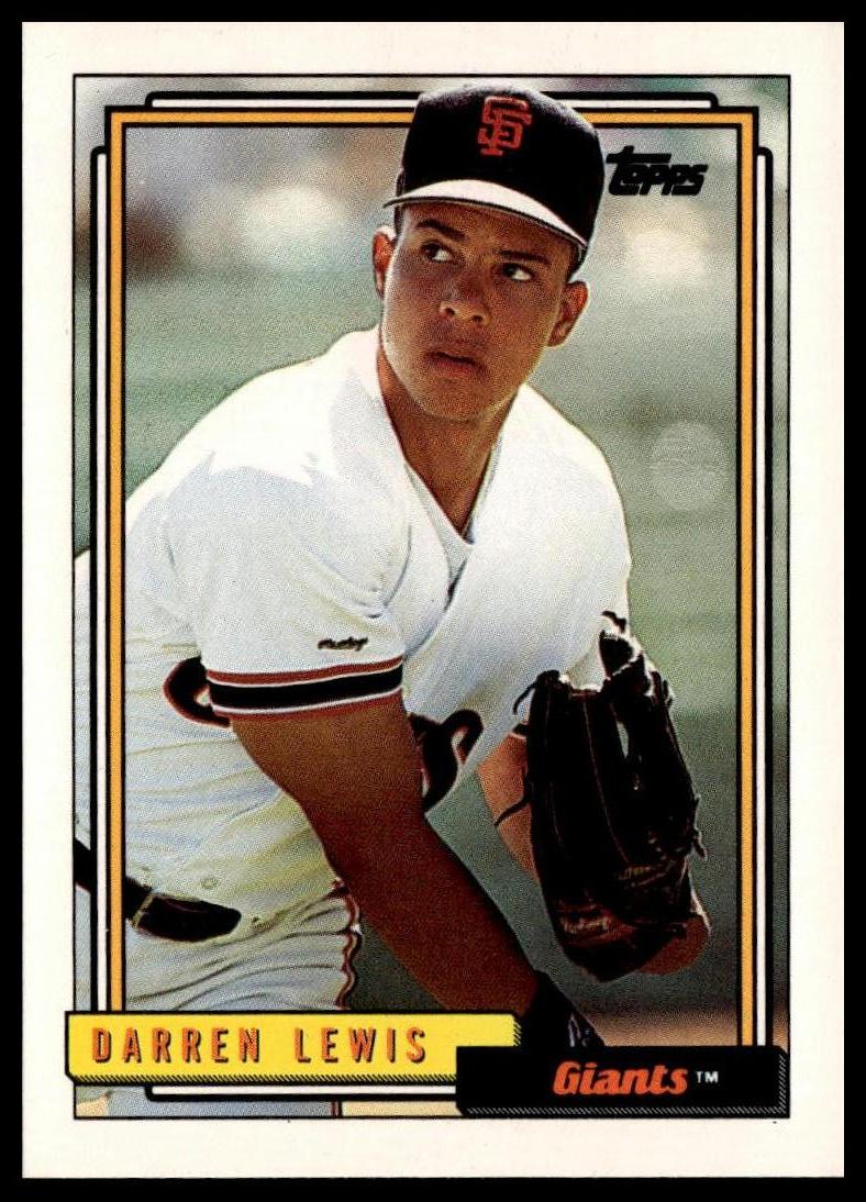 1992 Topps #743 Darren Lewis