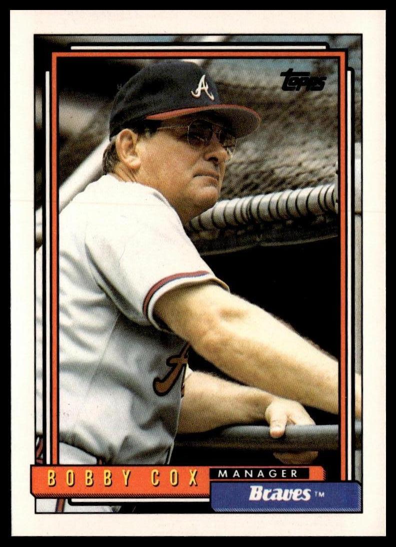 1992 Topps #489 Bobby Cox