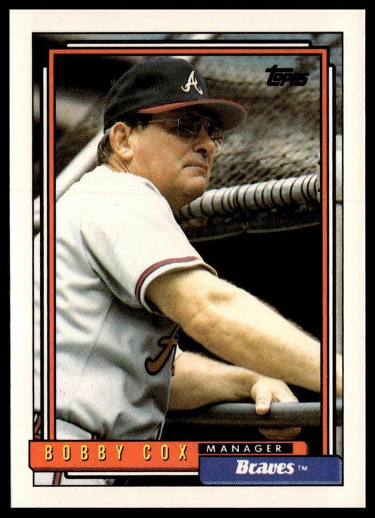 1992 Topps #489 Bobby Cox