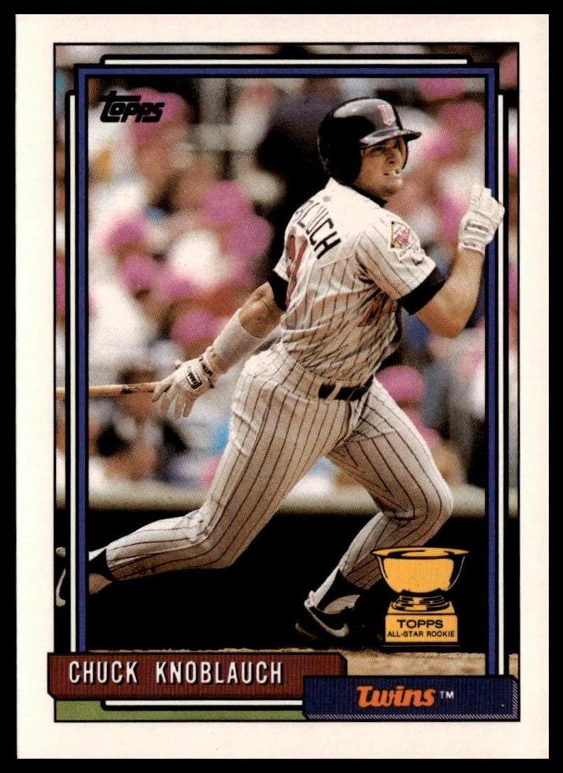 1992 Topps #23 Chuck Knoblauch