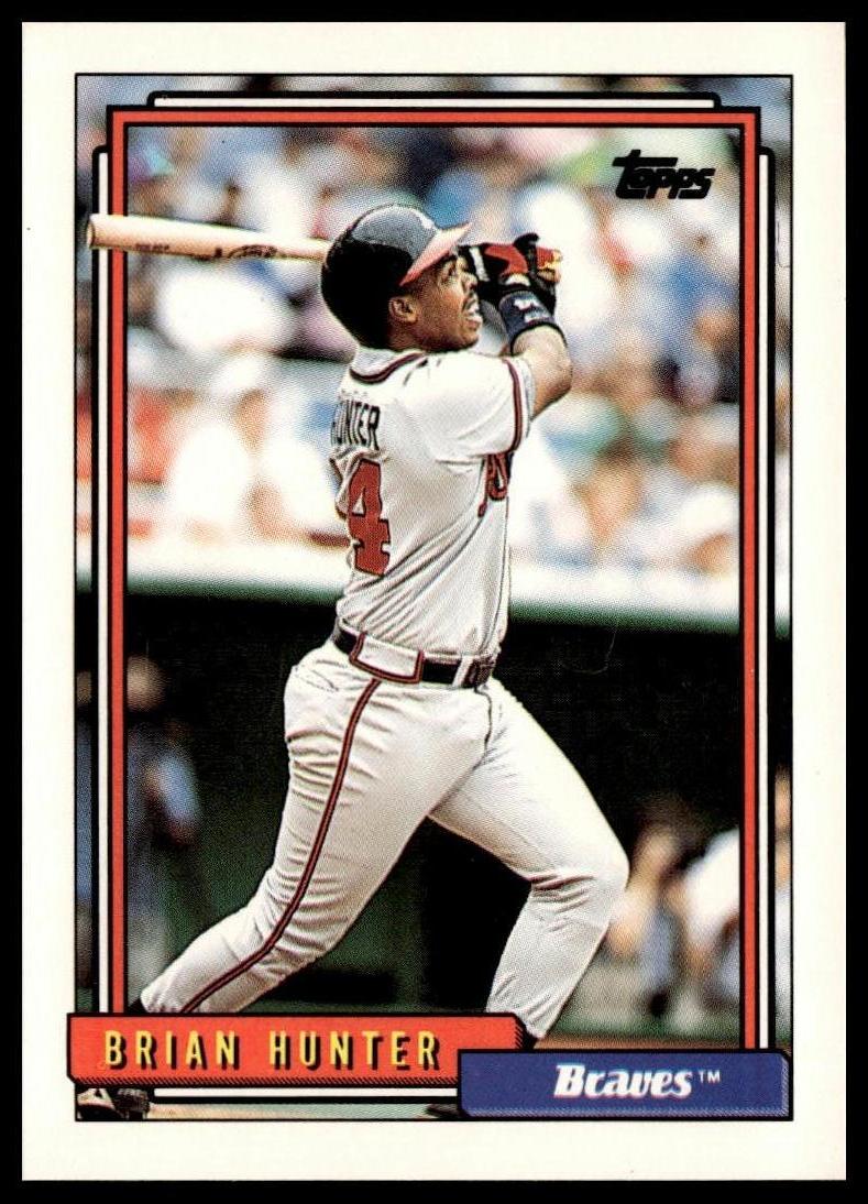 1992 Topps #611 Brian Hunter