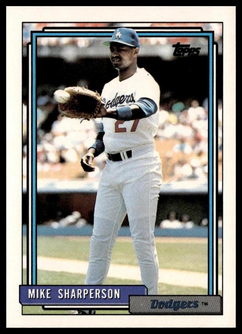 1992 Topps #627 Mike Sharperson