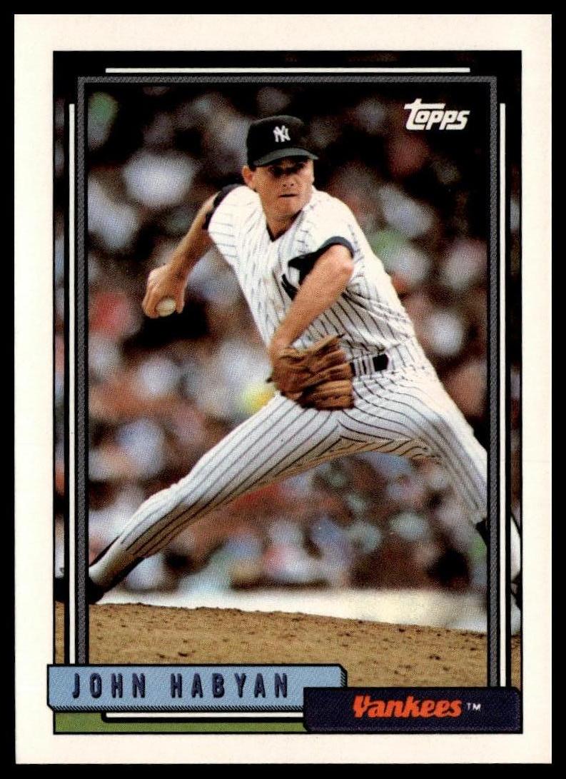 1992 Topps #698 John Habyan