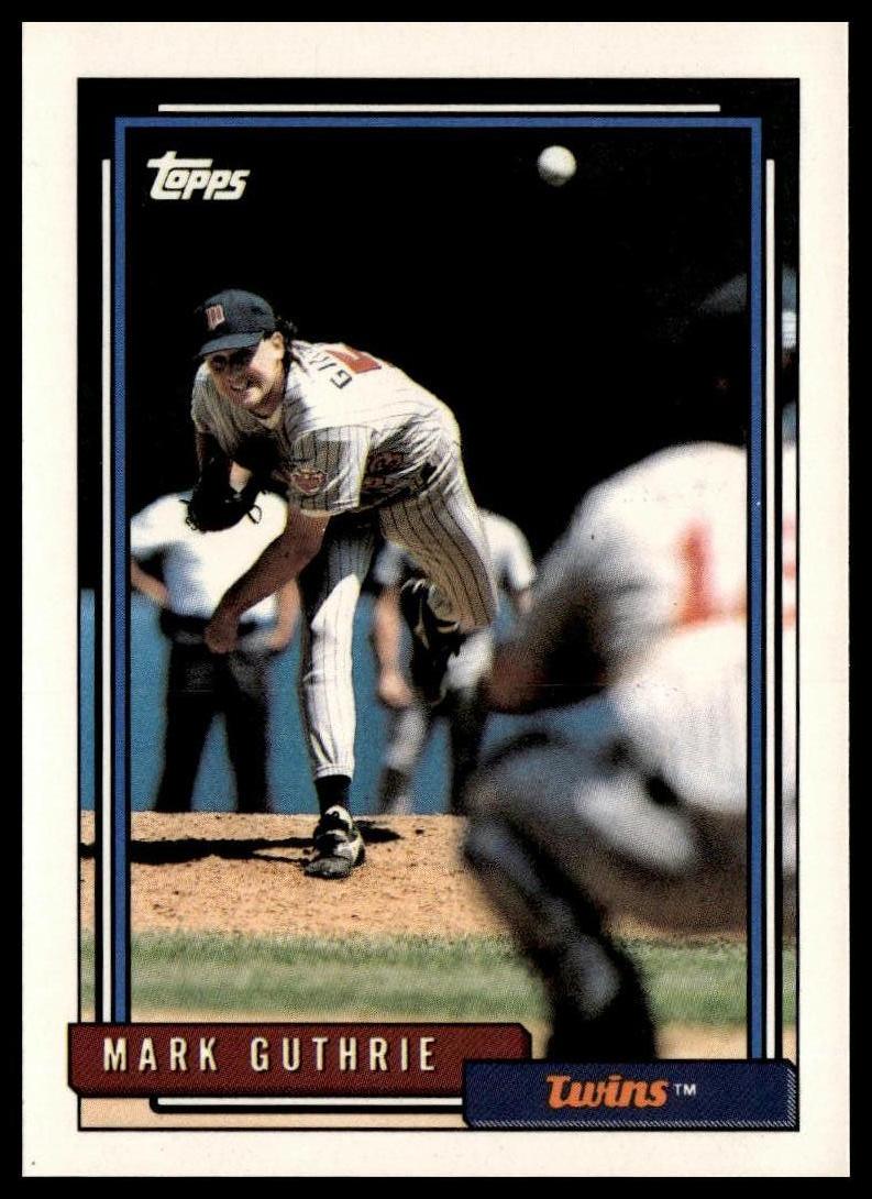 1992 Topps #548 Mark Guthrie