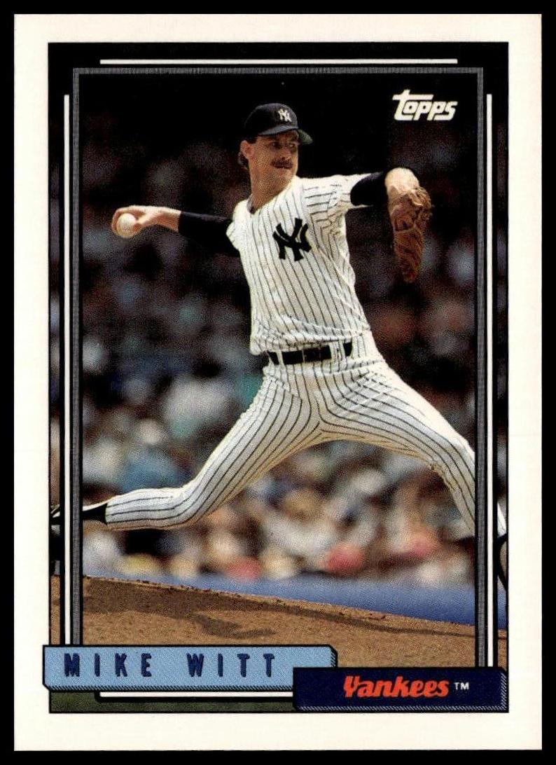 1992 Topps #357 Mike Witt