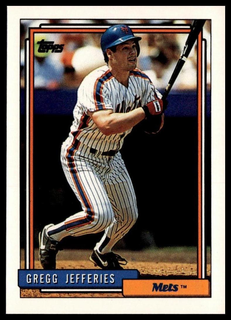 1992 Topps #707 Gregg Jefferies