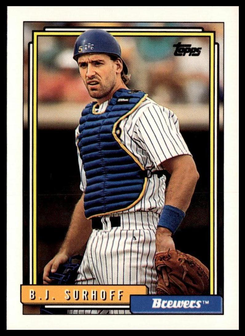 1992 Topps #718 B.J. Surhoff