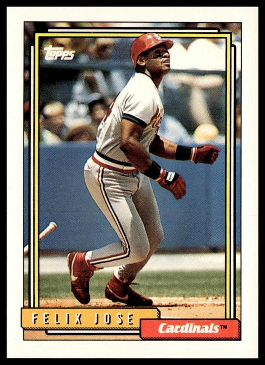 1992 Topps #105 Felix Jose