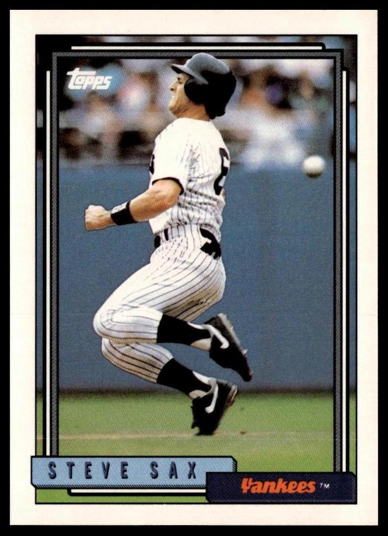 1992 Topps #430 Steve Sax
