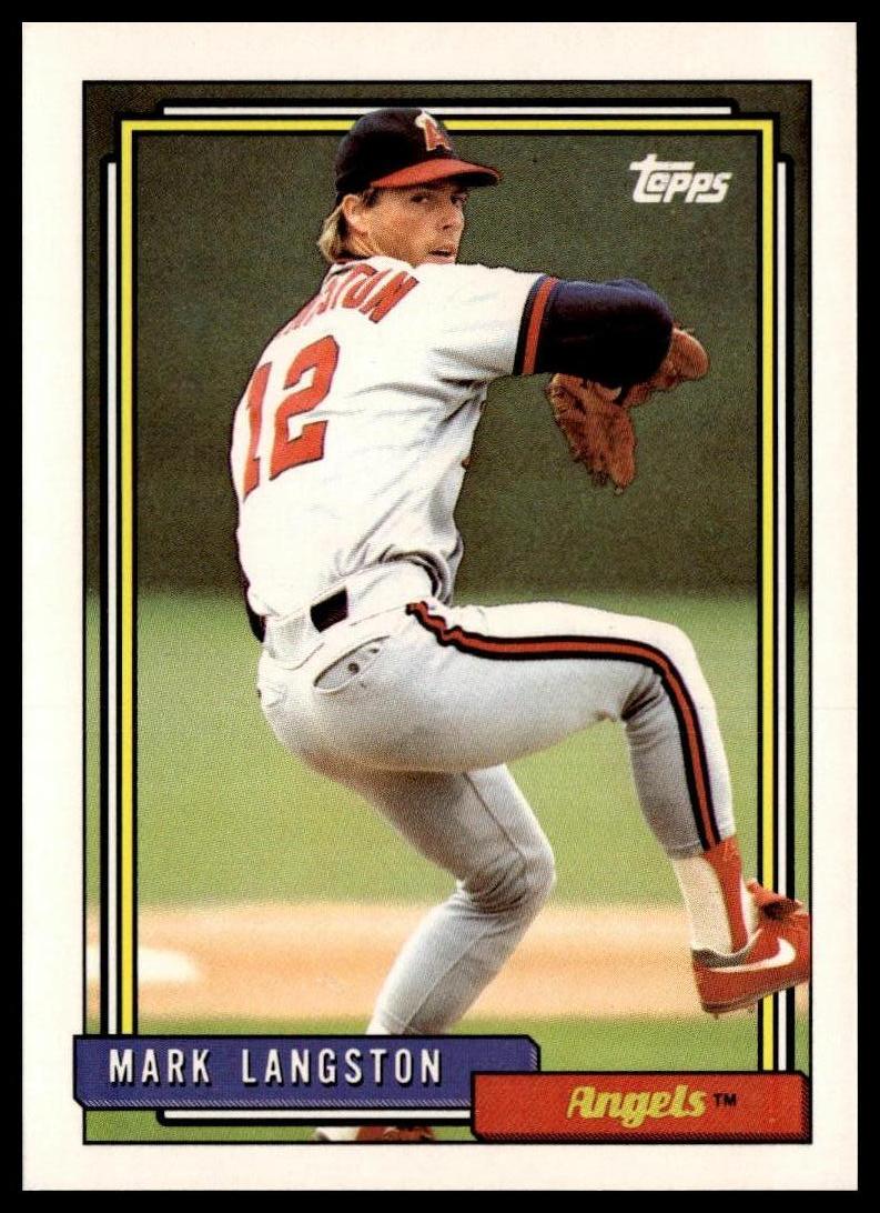 1992 Topps #165 Mark Langston