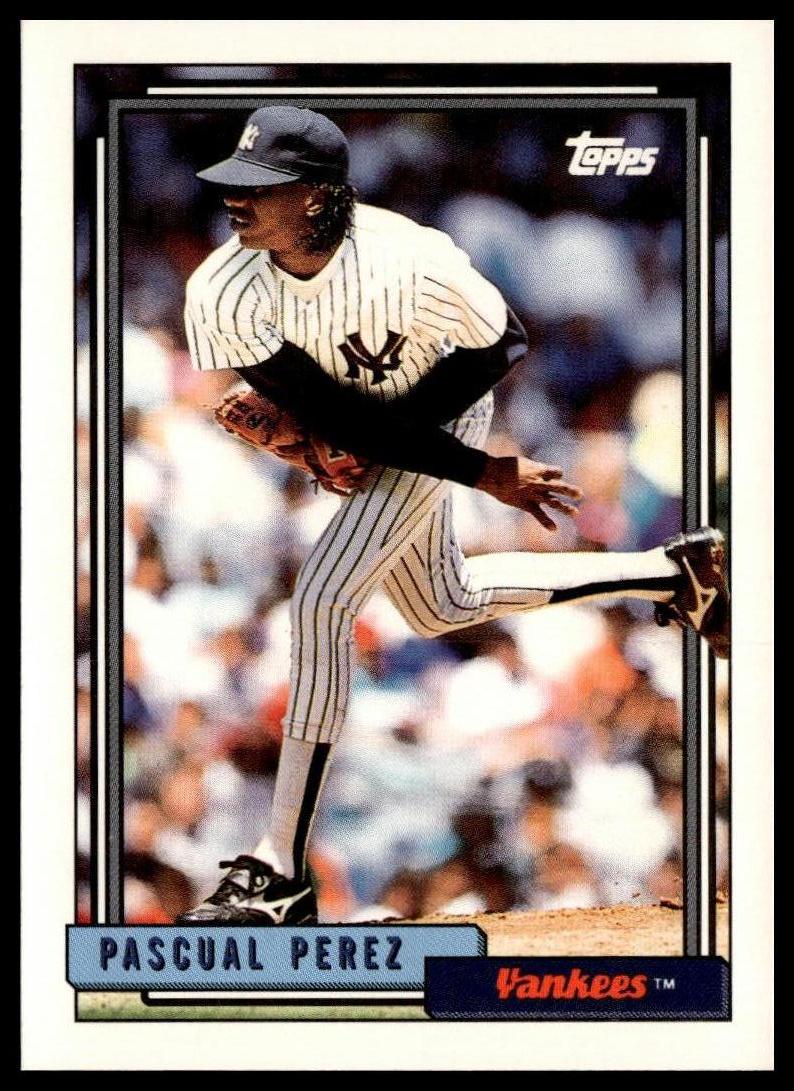 1992 Topps #503 Pascual Perez