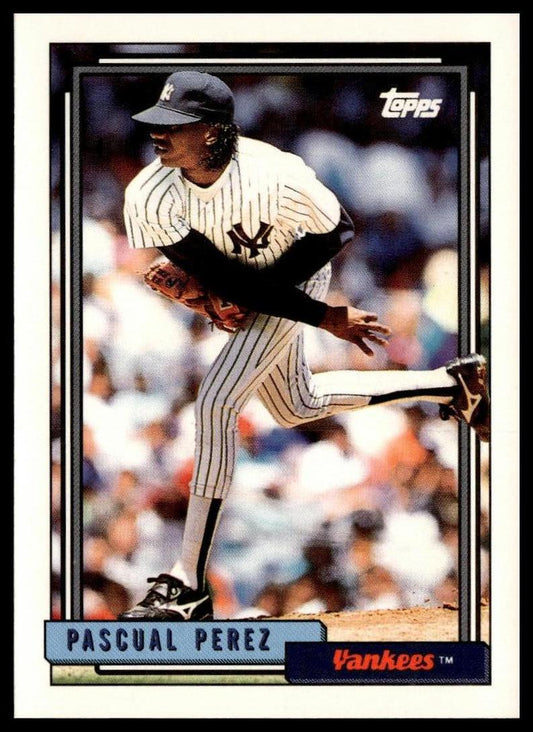 1992 Topps #503 Pascual Perez
