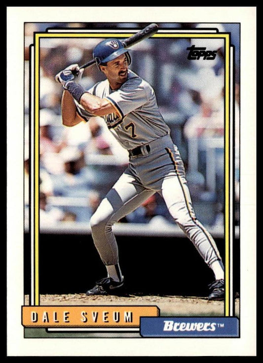 1992 Topps #478 Dale Sveum