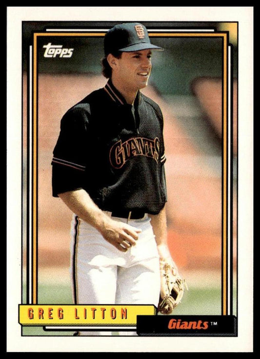 1992 Topps #238 Greg Litton
