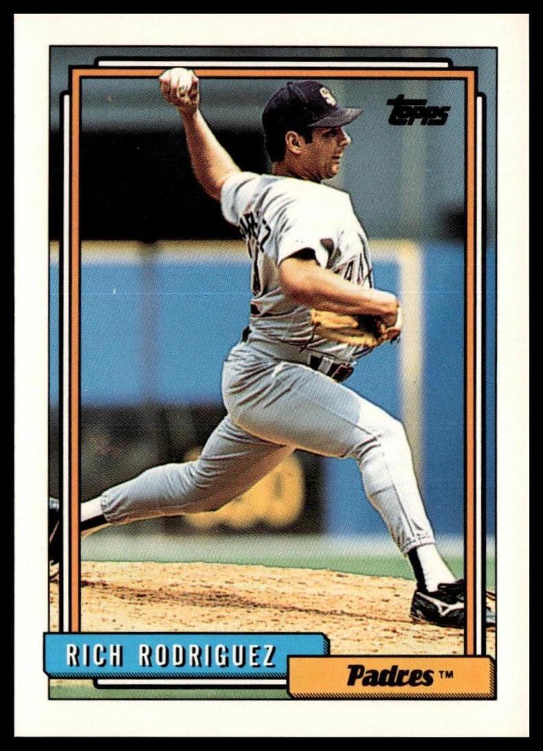 1992 Topps #462 Rich Rodriguez