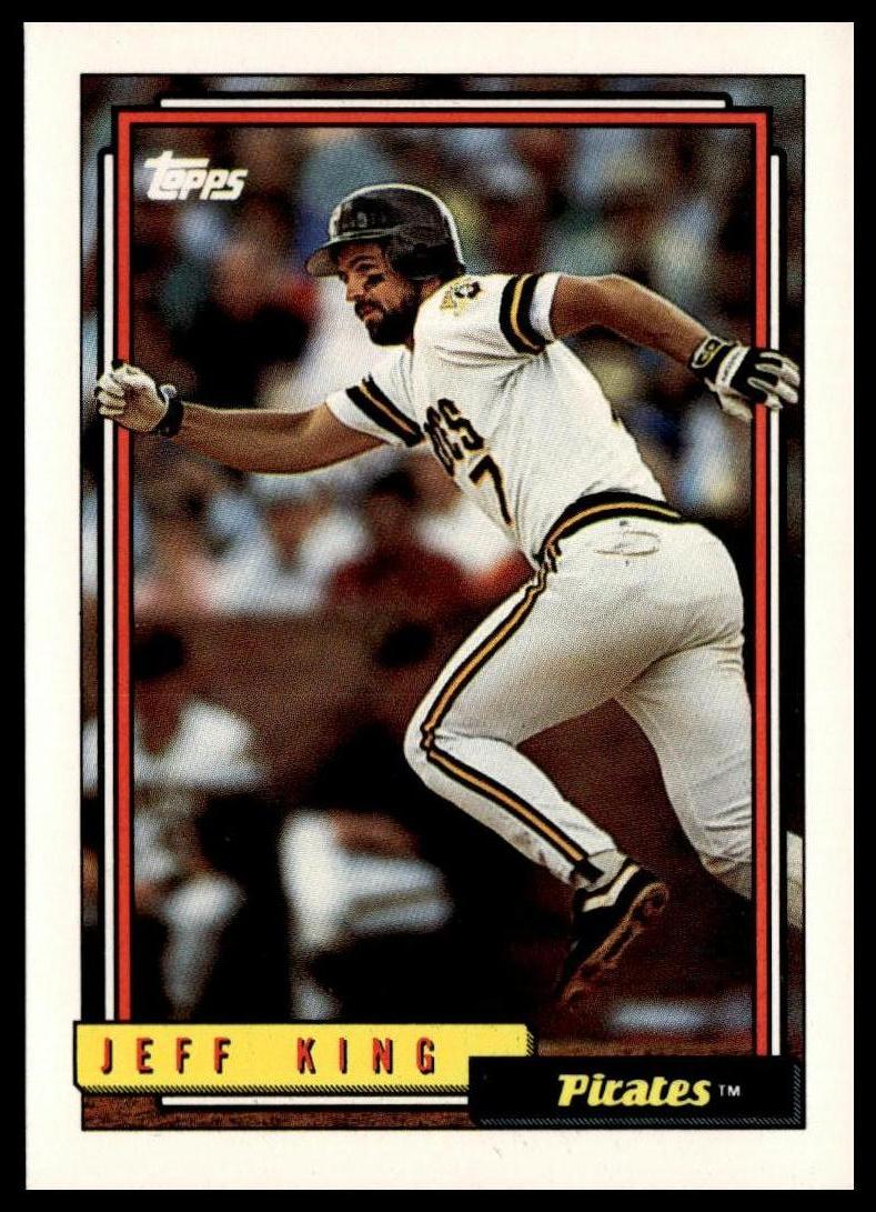 1992 Topps #693 Jeff King