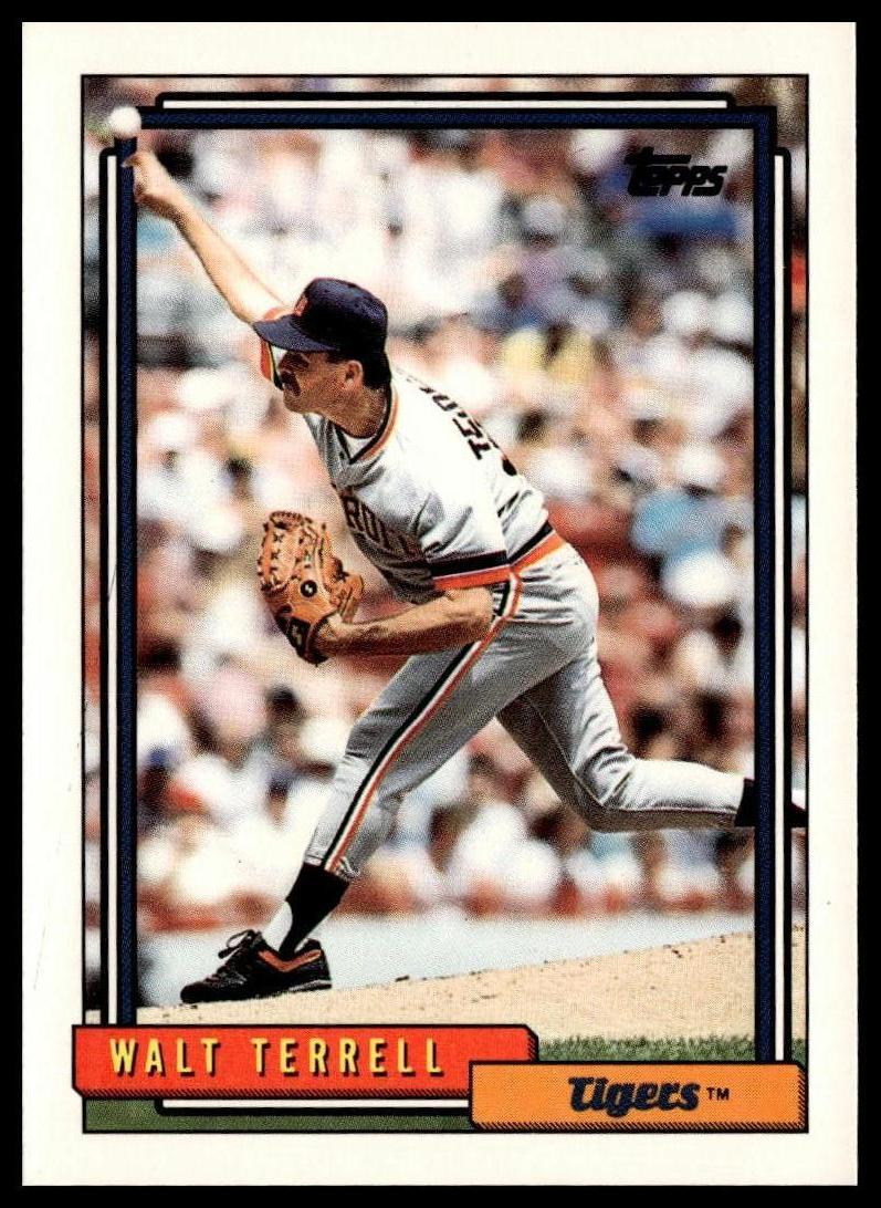1992 Topps #722 Walt Terrell