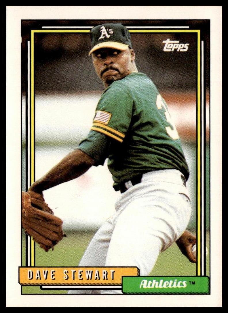 1992 Topps #410 Dave Stewart