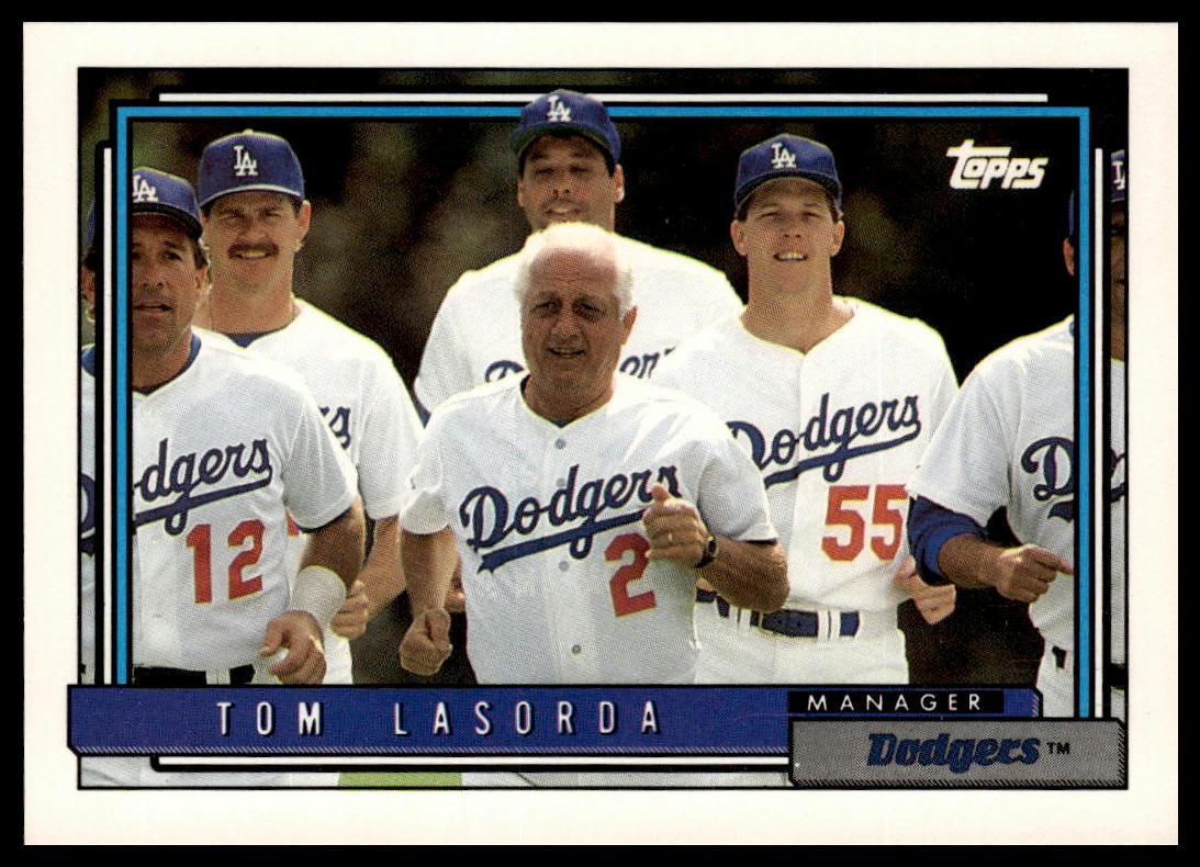 1992 Topps #261 Tom Lasorda
