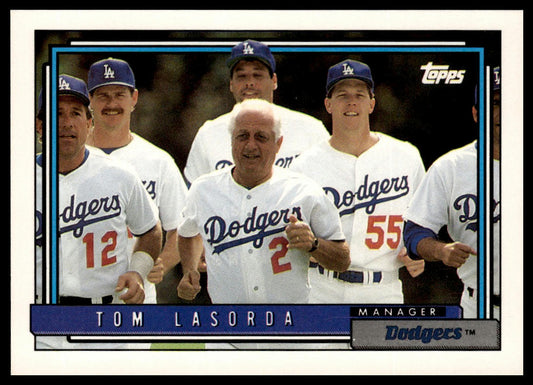 1992 Topps #261 Tom Lasorda