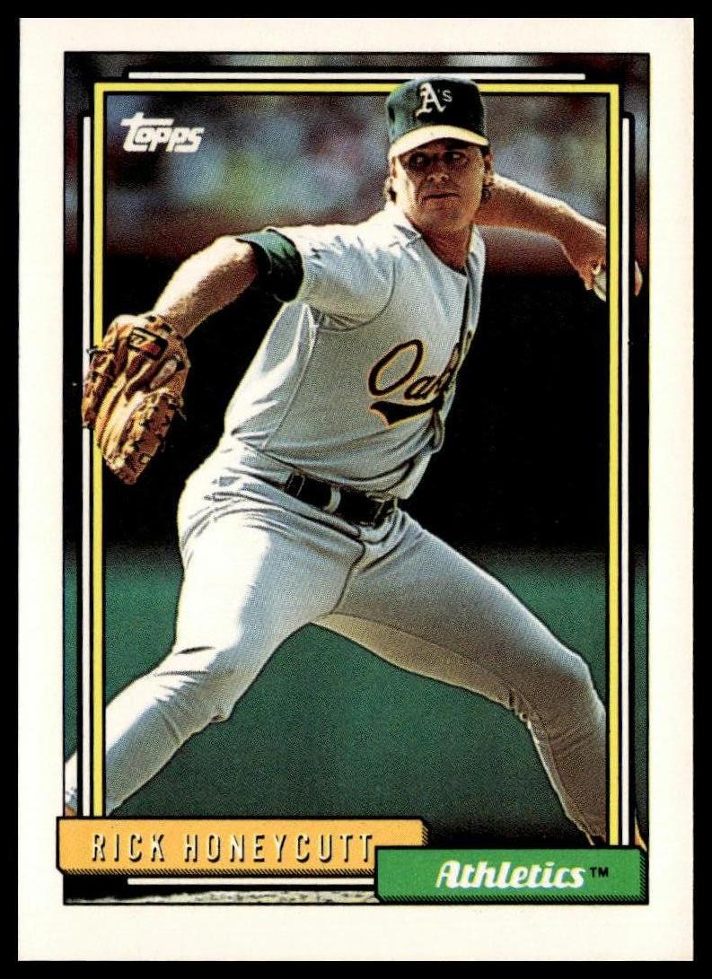 1992 Topps #202 Rick Honeycutt
