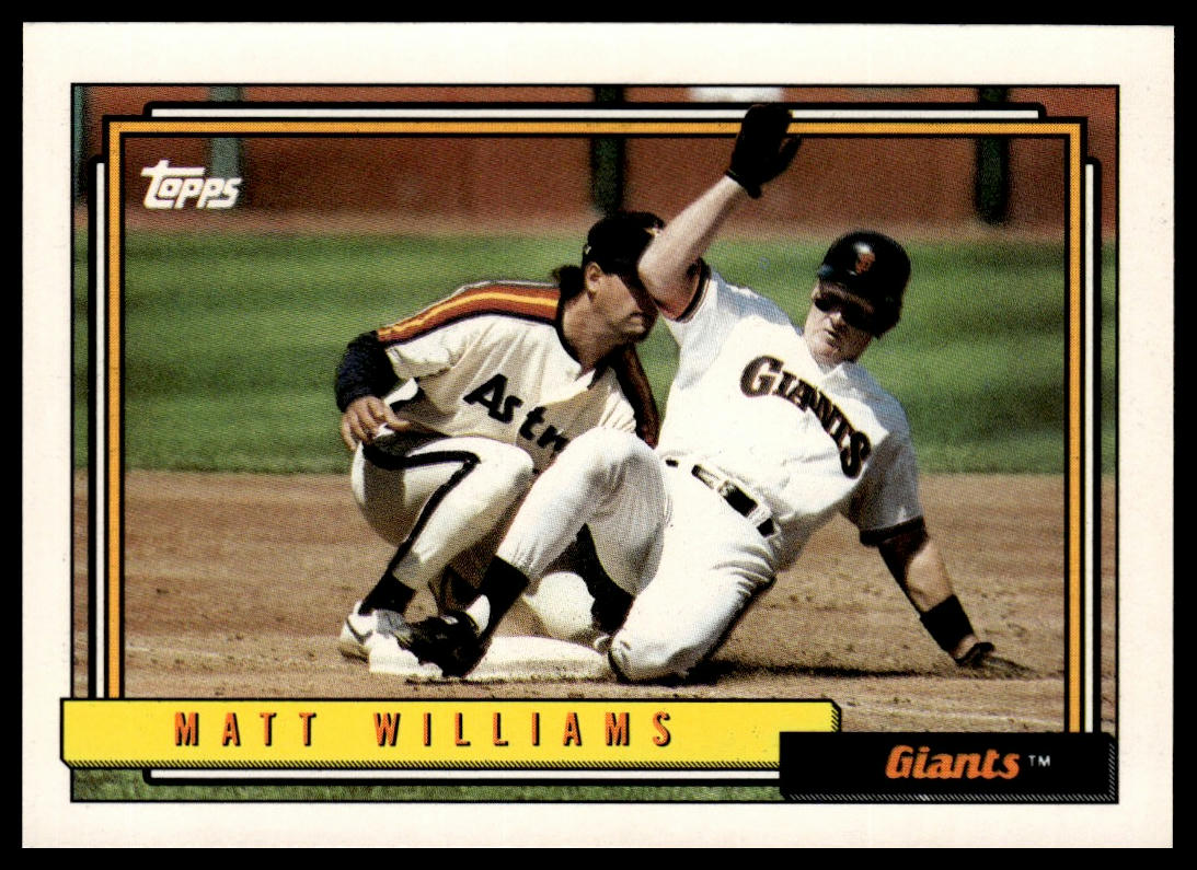 1992 Topps #445 Matt Williams