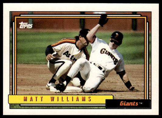 1992 Topps #445 Matt Williams