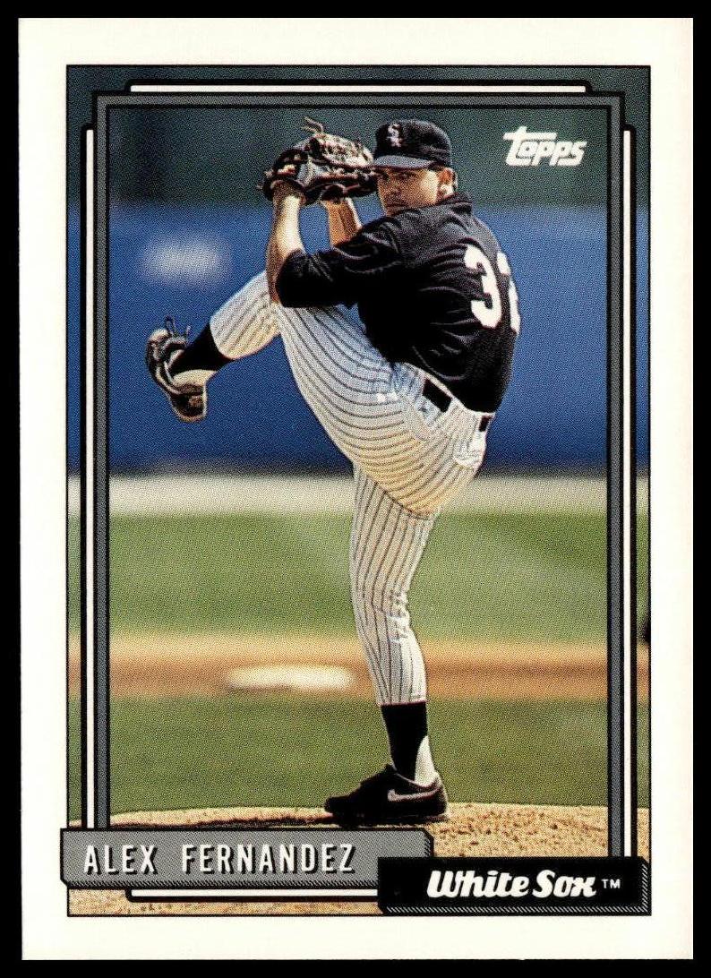 1992 Topps #755 Alex Fernandez
