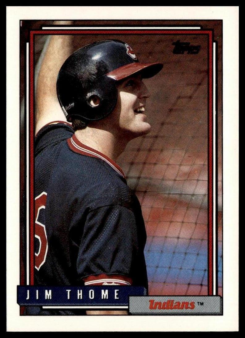 1992 Topps #768b Jim Thome print code C*