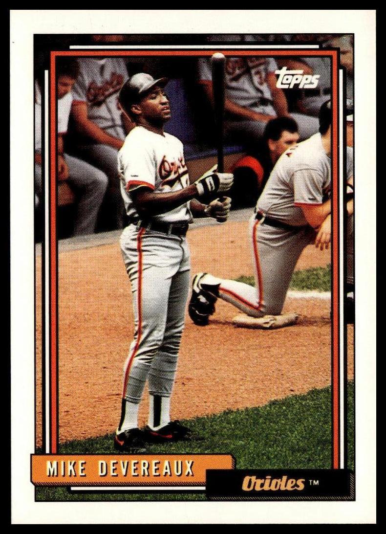 1992 Topps #492 Mike Devereaux