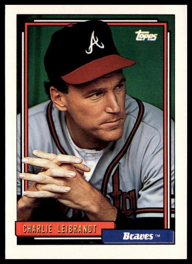 1992 Topps #152 Charlie Leibrandt