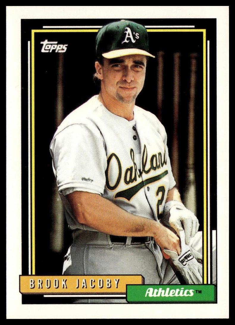 1992 Topps #606 Brook Jacoby