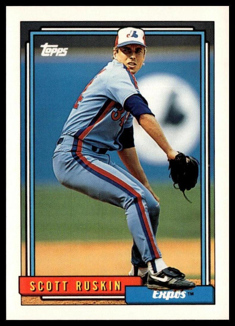 1992 Topps #692 Scott Ruskin