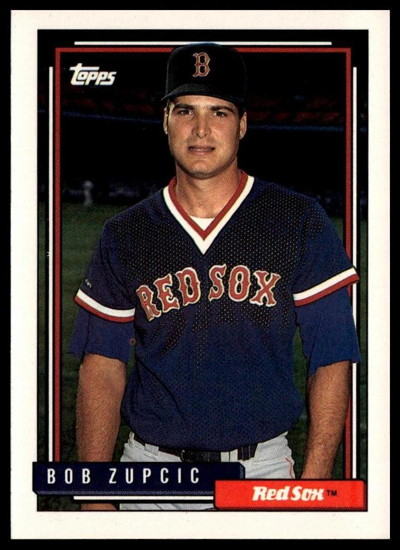 1992 Topps #377b Bob Zupcic print code C*