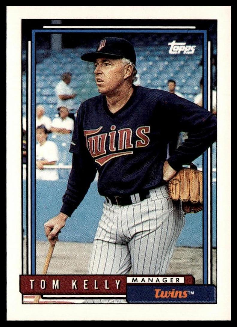 1992 Topps #459 Tom Kelly