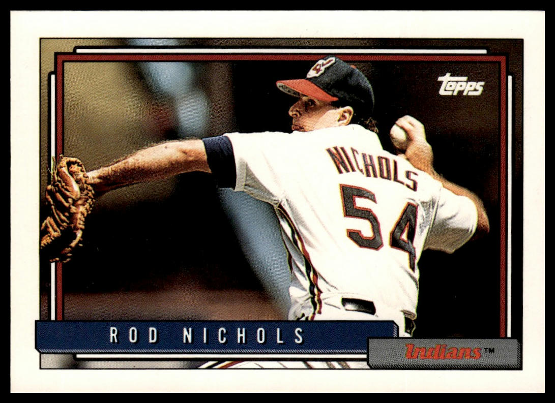 1992 Topps #586 Rod Nichols